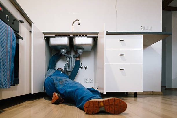 Professional Plumbing technician working in Davidson, NC